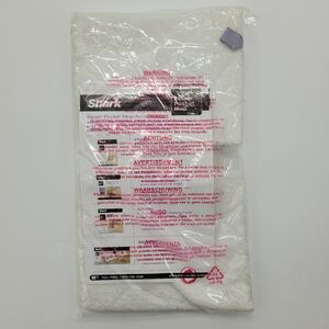 Shark Steam Pocket Mop Accessory Pads Style XT3501 All Purpose White